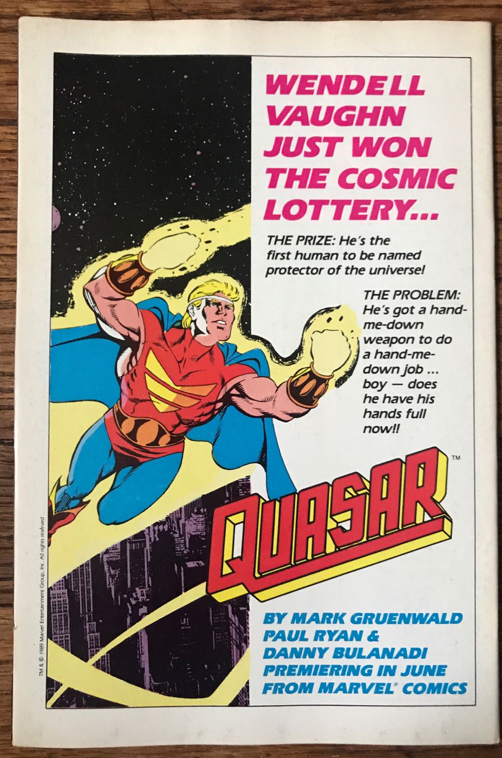 Marvel Age - Marvel Comics (82 - Dec 1989) comic book collectible [Barcode 759606020430] - Main Image 2