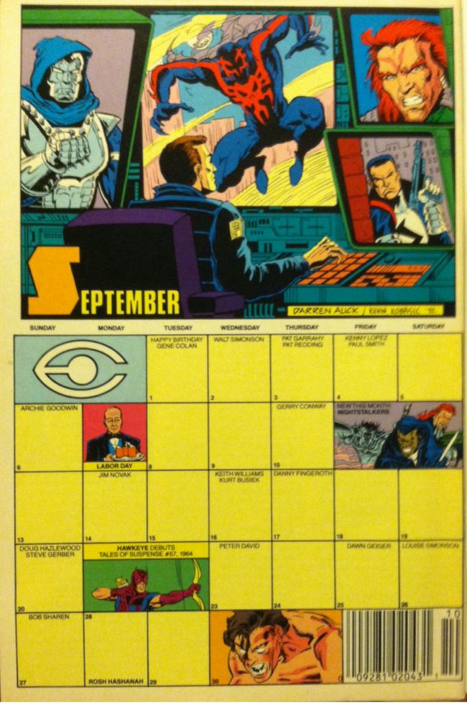 Marvel Age - Marvel Comics (117 - Oct 1992) comic book collectible [Barcode 759606020430] - Main Image 2