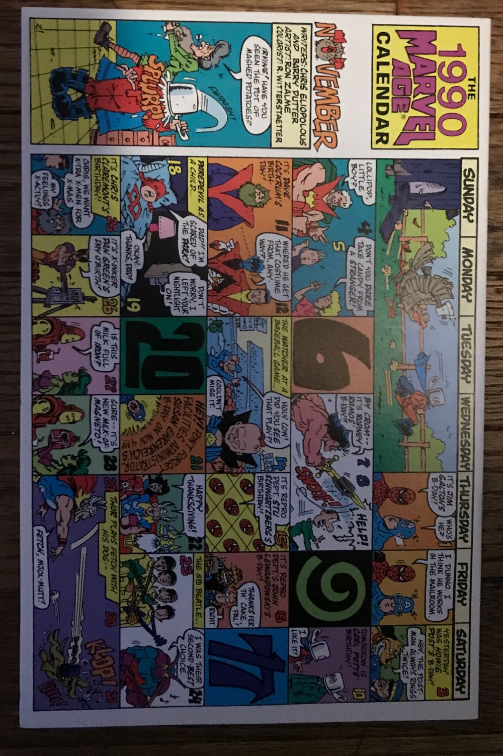 Marvel Age - Marvel Comics (95 - 10/1990) comic book collectible [Barcode 759606020430] - Main Image 2