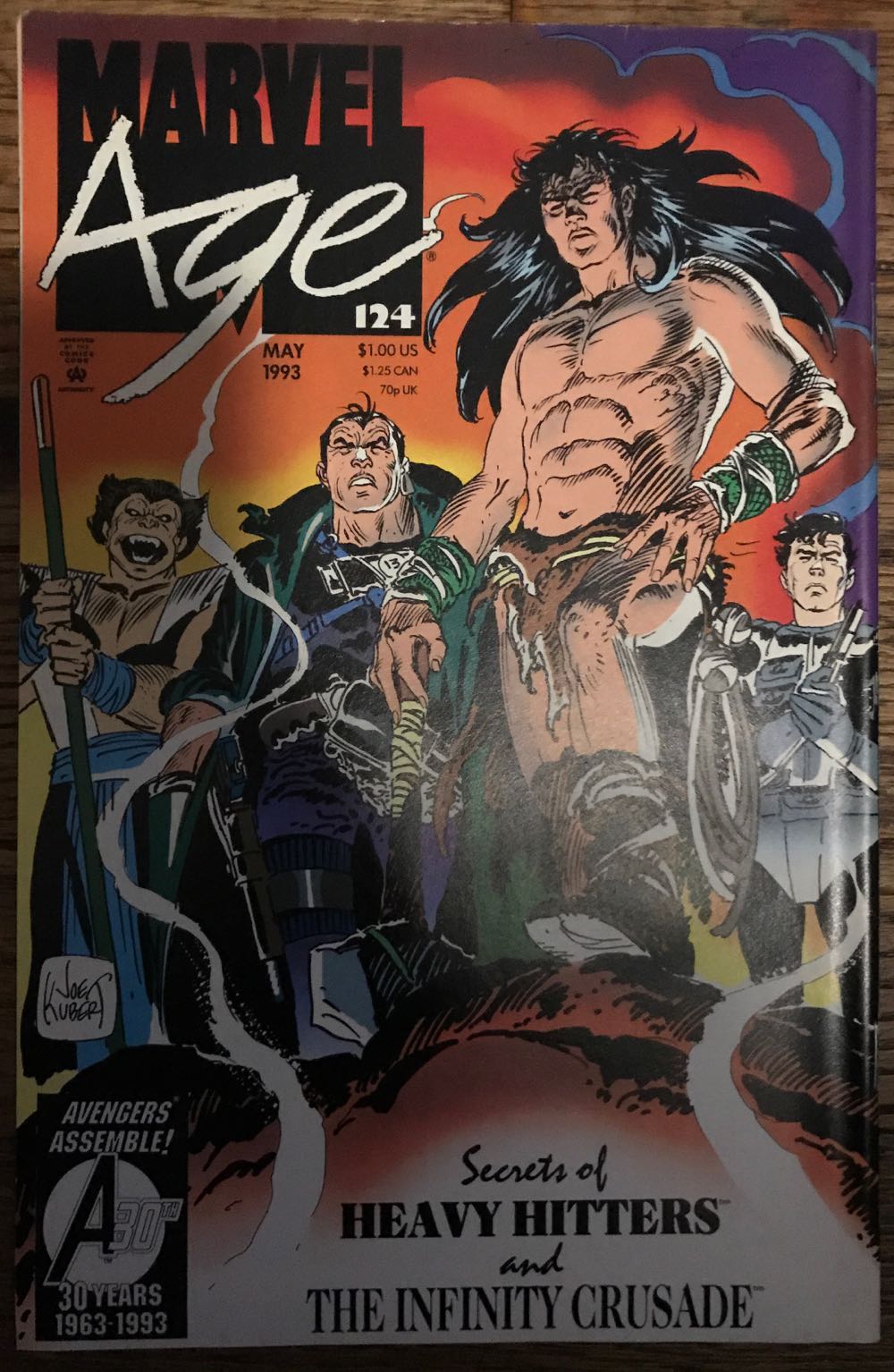 Marvel Age #124 - Marvel (124 - May 1993) comic book collectible [Barcode 759606020430] - Main Image 2