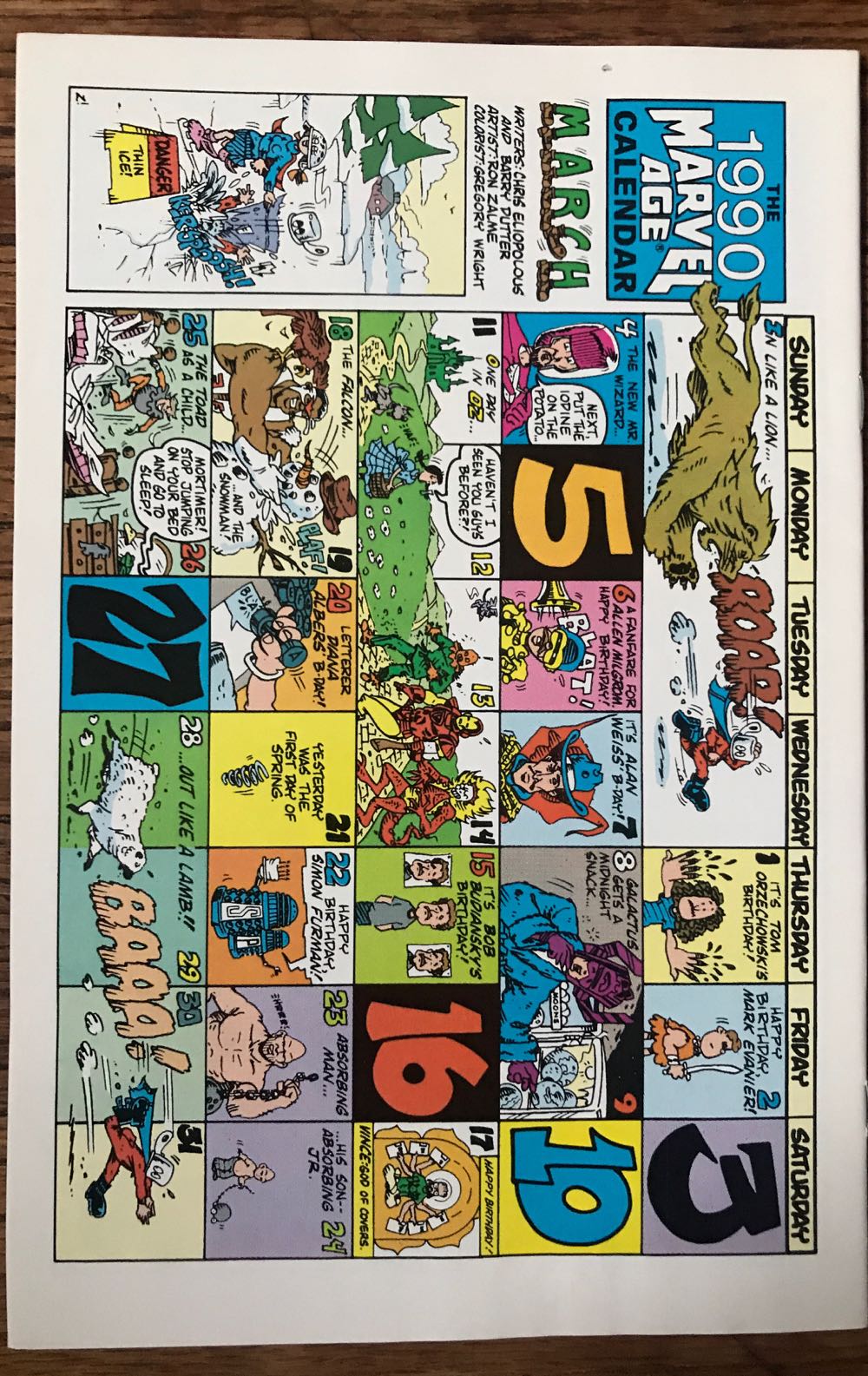 Marvel Age - Marvel (87 - Apr 1990) comic book collectible [Barcode 759606020430] - Main Image 2