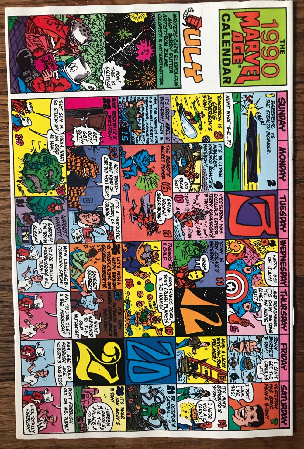 Marvel Age - Marvel Comics (91 - Aug 1990) comic book collectible [Barcode 759606020430] - Main Image 2