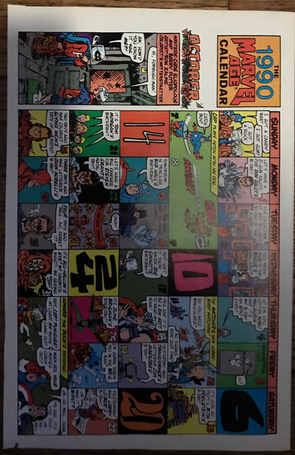 Marvel Age V1 #94 - Marvel Comics (94 - Nov 1990) comic book collectible - Main Image 2