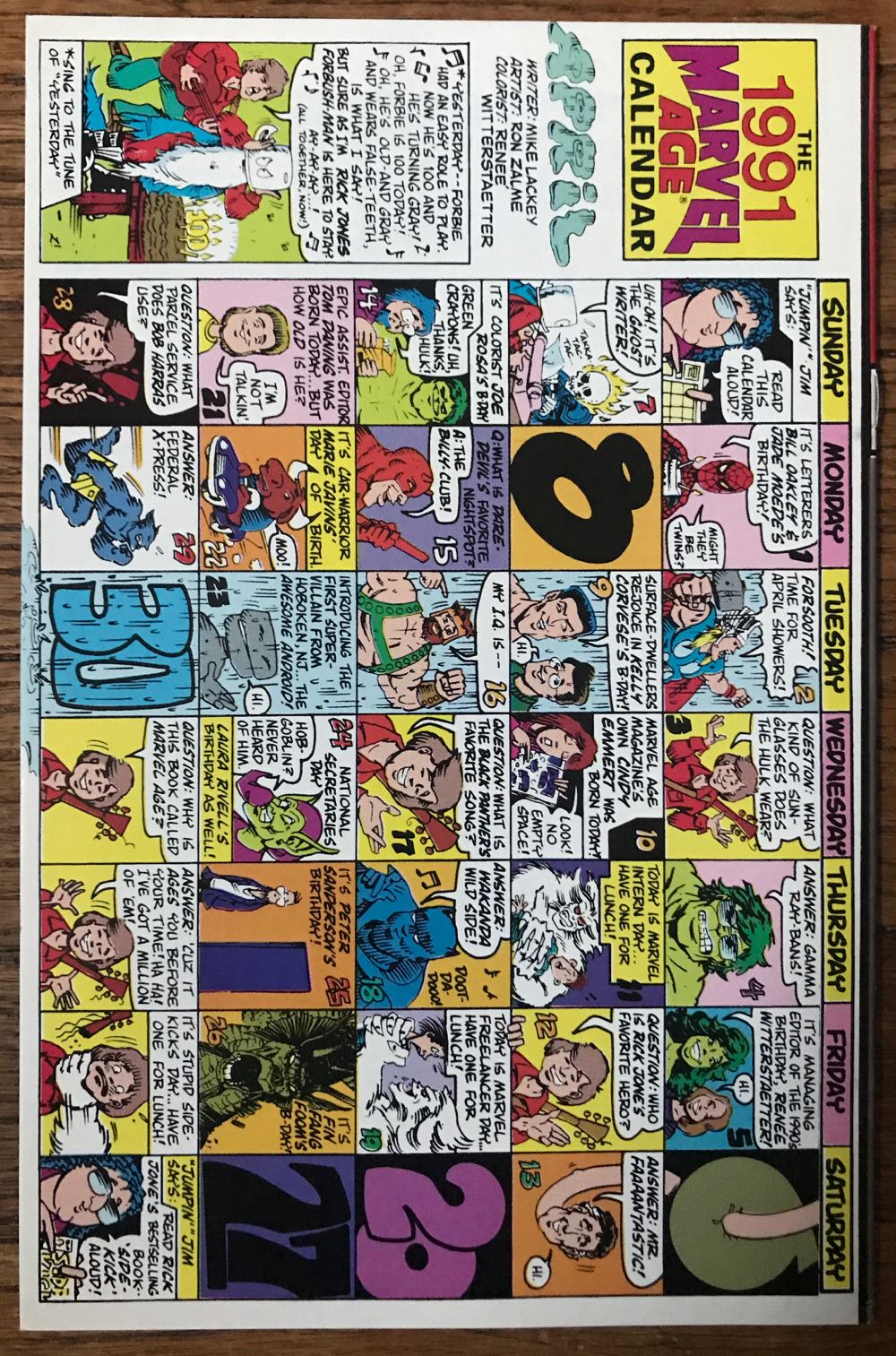 Marvel Age - Marvel Comics (100 - May 1991) comic book collectible - Main Image 2