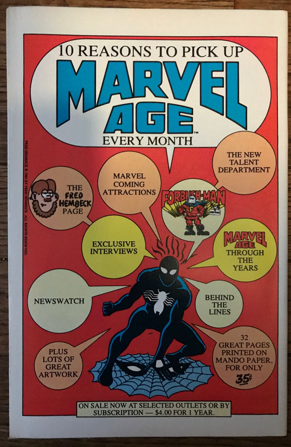 Marvel Age - Marvel Comics (17 - Aug 1984) comic book collectible - Main Image 2