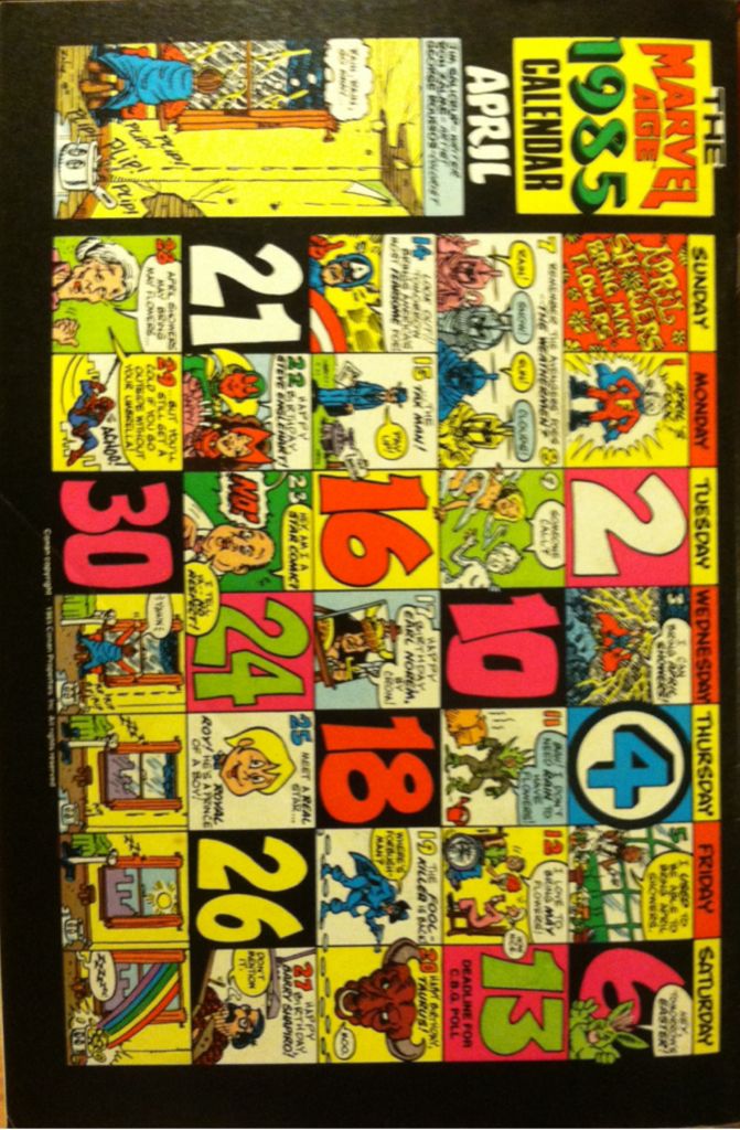 Marvel Age - Marvel Comics (28 - 07/1985) comic book collectible - Main Image 2