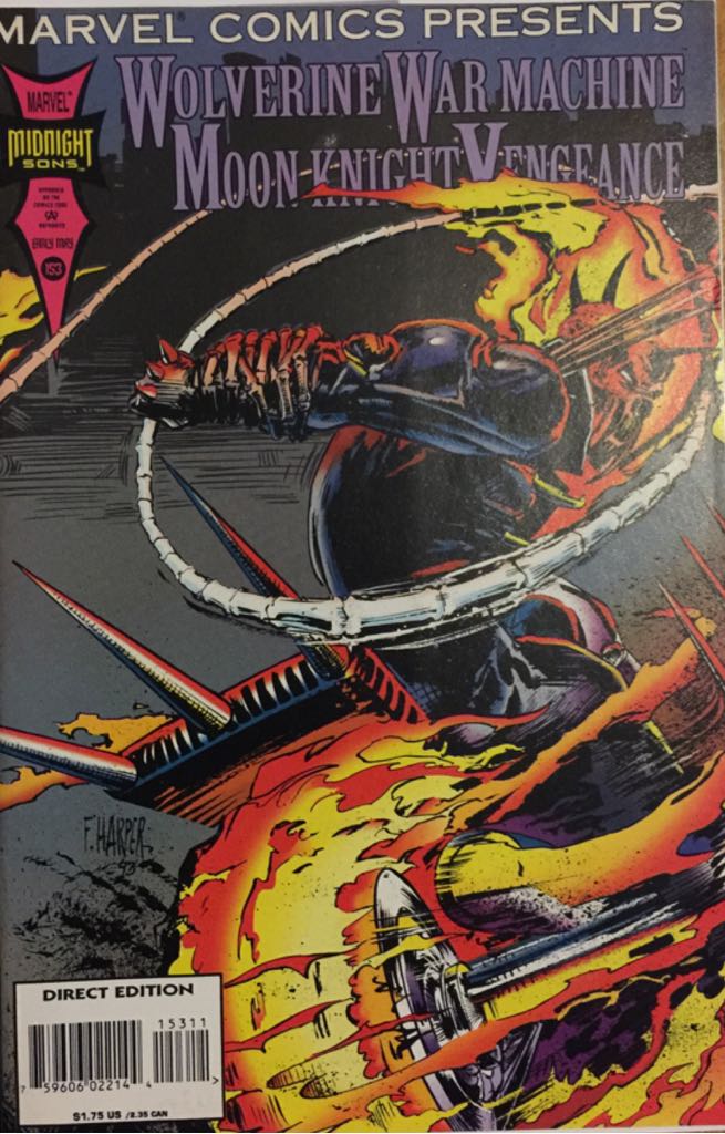 Vengeance - Marvel (153 - Mar 1994) comic book collectible [Barcode 759606022144] - Main Image 2