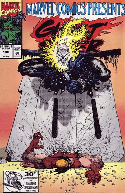 Marvel Comics Presents Wolverine 100 - MARVEL WOLVERINE* (100 - Apr 1992) comic book collectible [Barcode 009281022145] - Main Image 2