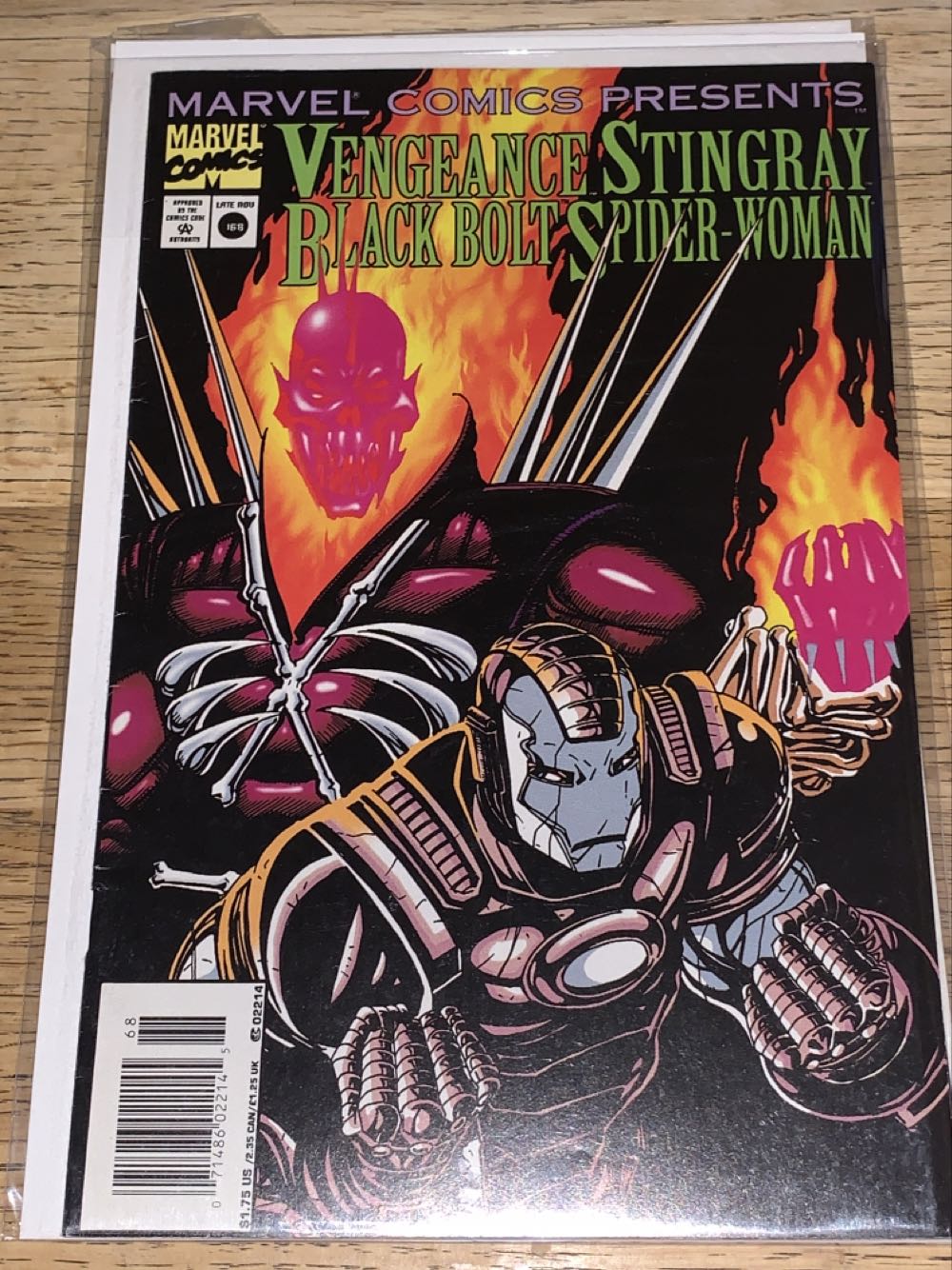 Vengeance - Marvel Comics Group (168 - Nov 1994) comic book collectible [Barcode 759606060108] - Main Image 2