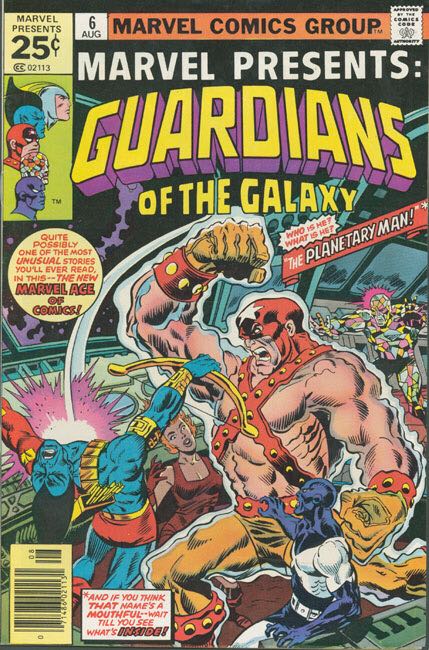 Guardians Of The Galaxy - Marvel Comic Group (6 - Aug 1976) comic book collectible [Barcode 759606060108] - Main Image 1