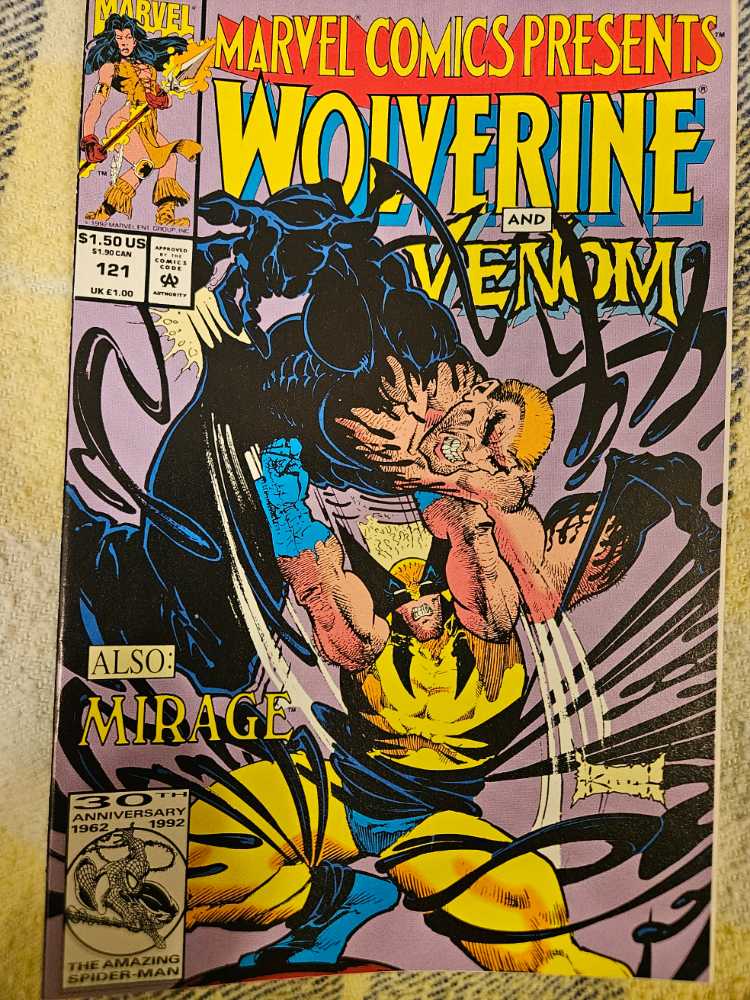 Marvel Comics Presents - Marvel Comics (121 - Jan 1992) comic book collectible [Barcode 009281022145] - Main Image 2