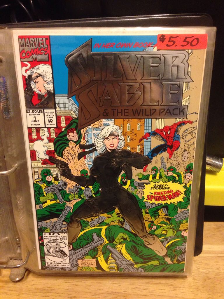 Silver Sable and the Wild Pack - Marvel (1 - Jun 1992) comic book collectible [Barcode 071486019183] - Main Image 2