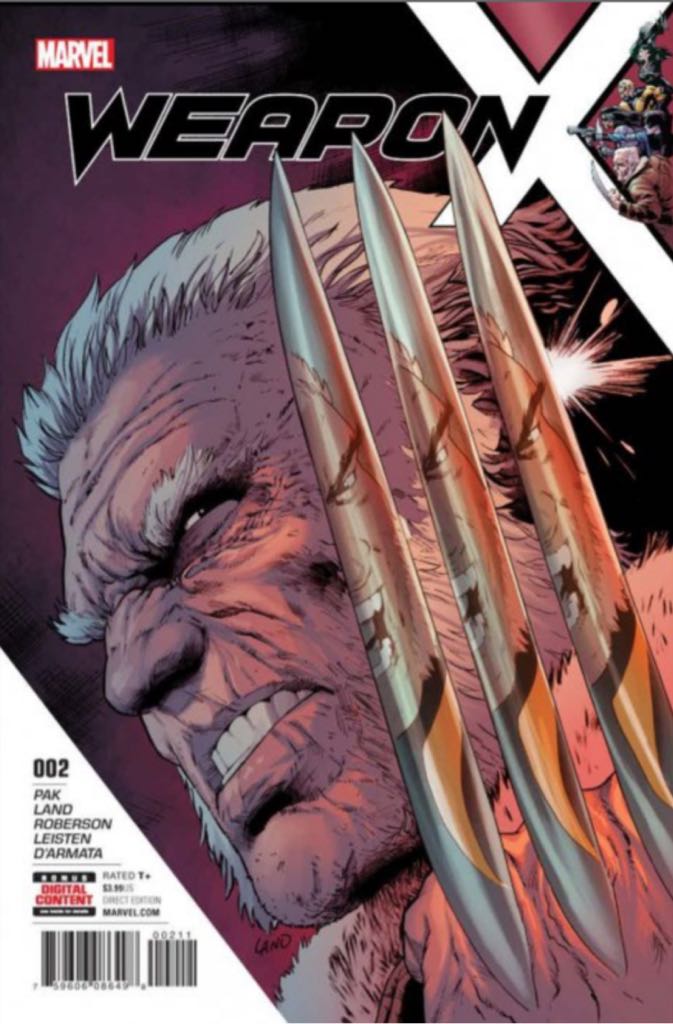 Weapon X: Vol. 3 - Marvel Comics (2 - Jul 2017) comic book collectible [Barcode 577260008649800311] - Main Image 1