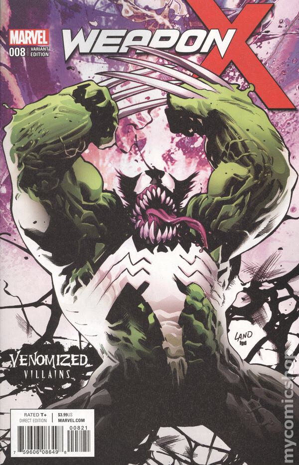 Weapon X  (8 - Nov 2017) comic book collectible [Barcode 759606053728] - Main Image 1