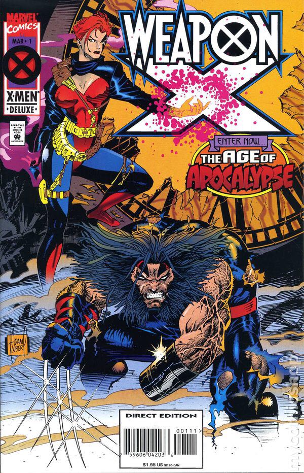 Age of Apocalypse: Weapon X  (1 - Mar 1995) comic book collectible [Barcode 000000000] - Main Image 1