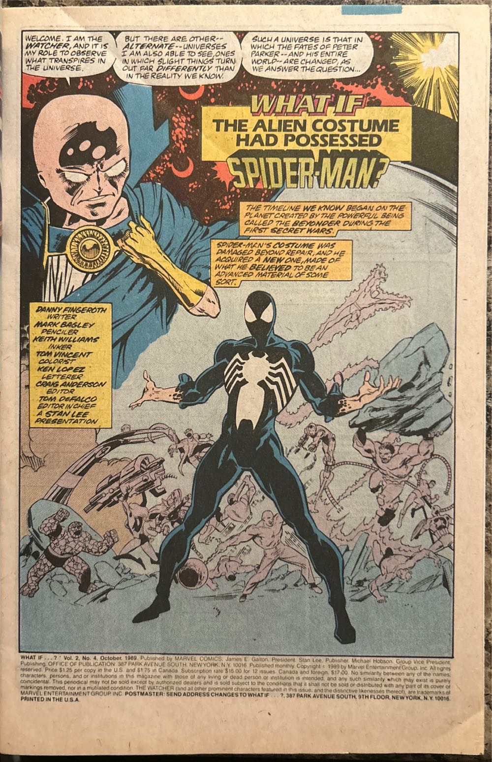 What If...? - Marvel Comics (4 - Oct 1989) comic book collectible [Barcode 071486029205] - Main Image 3