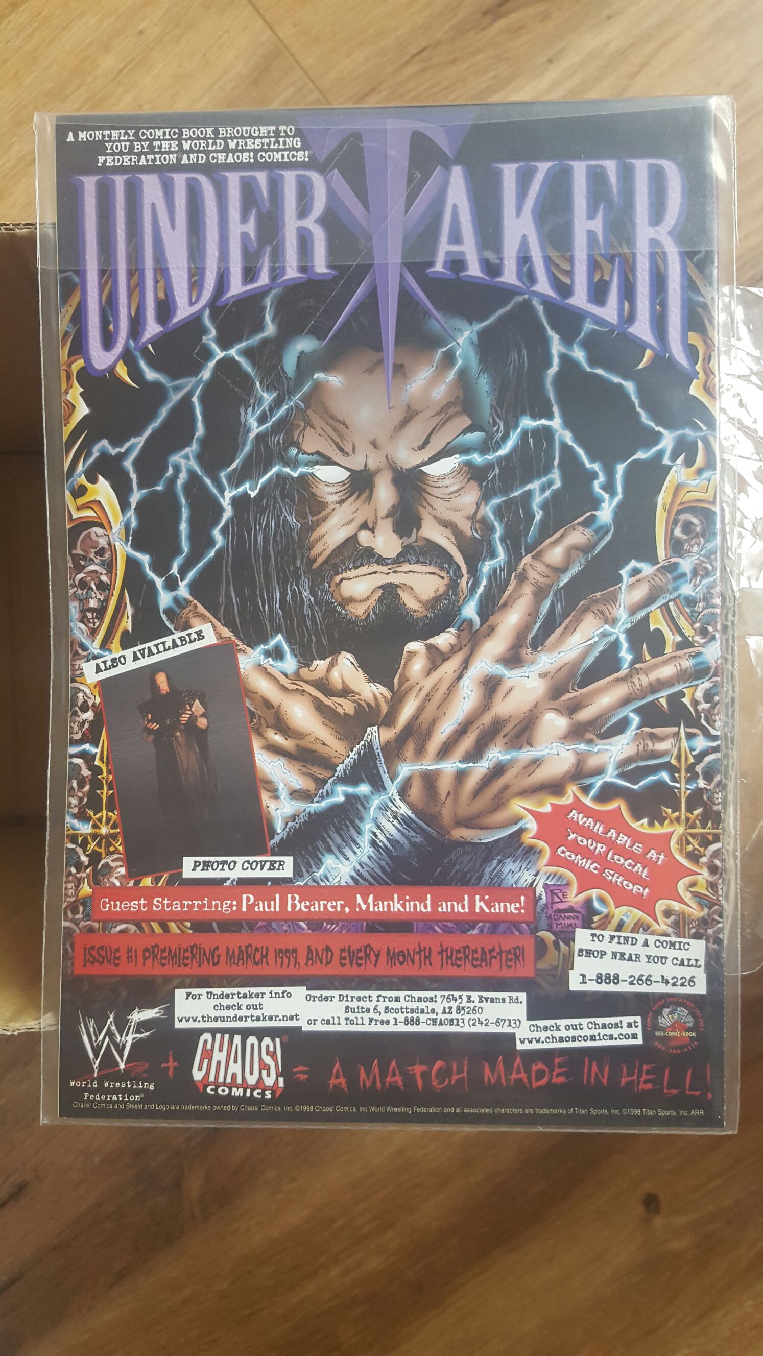Undertaker - Chaos Comics/World Wrestling Federation (0) comic book collectible - Main Image 2