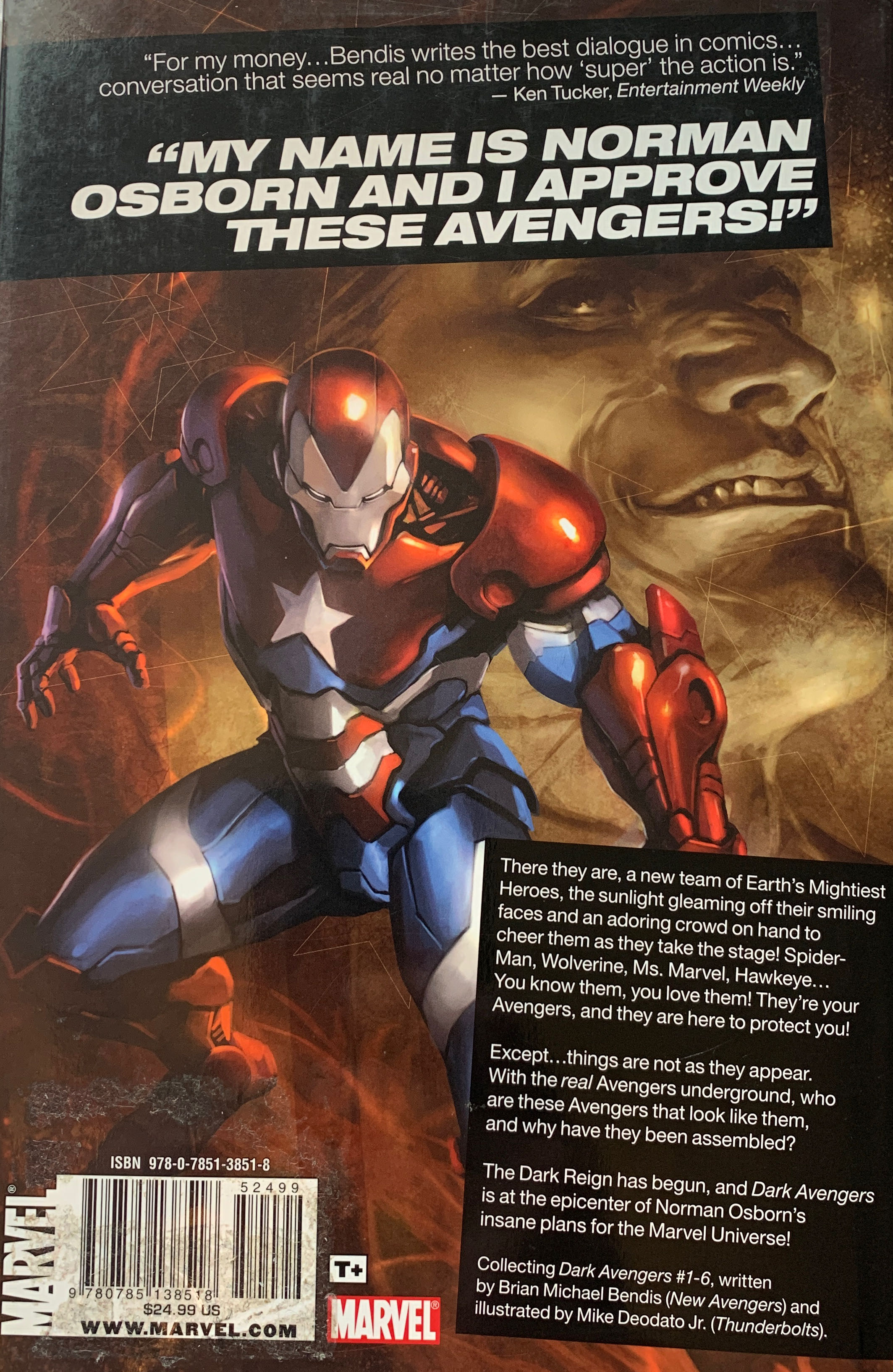 Dark Avengers assemble - Marvel Comics (1) comic book collectible [Barcode 9780785138518] - Main Image 2