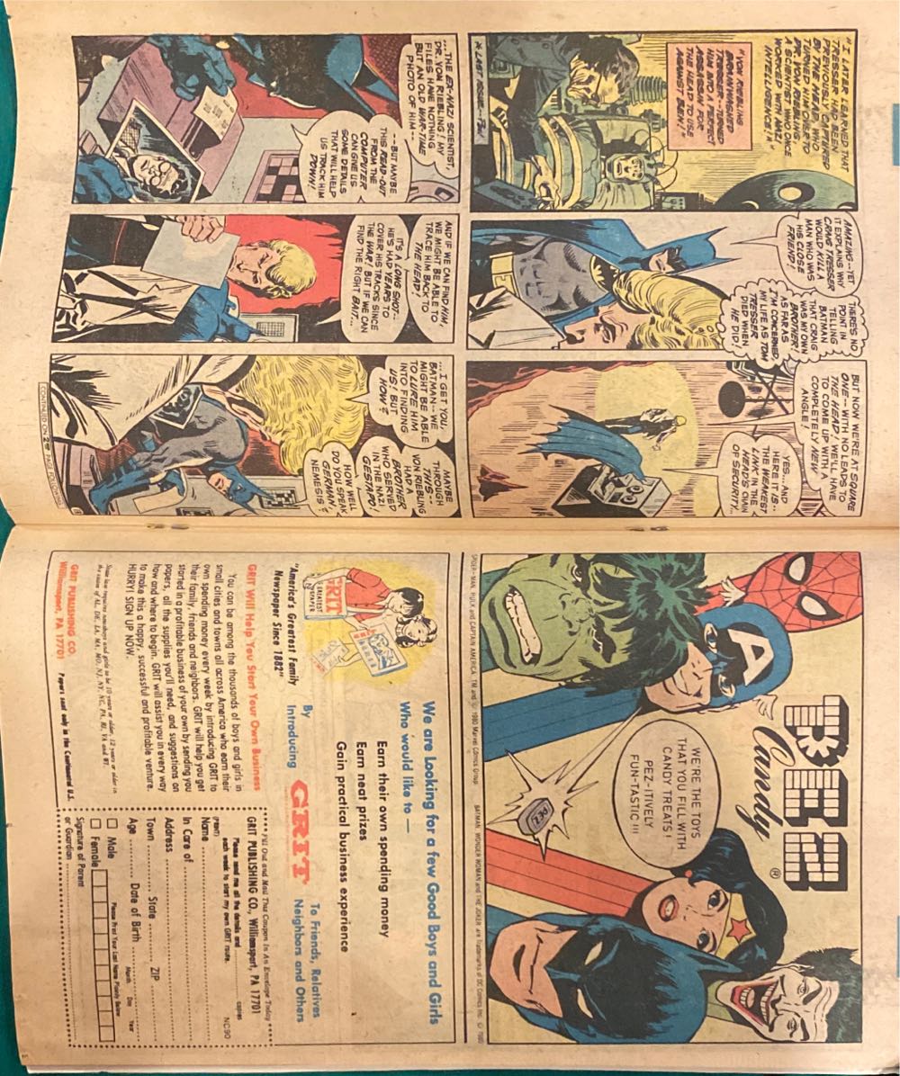 Brave and the Bold (1955) - DC (Detective Comics) (170 - Jan 1981) comic book collectible [Barcode 070989304406] - Main Image 3