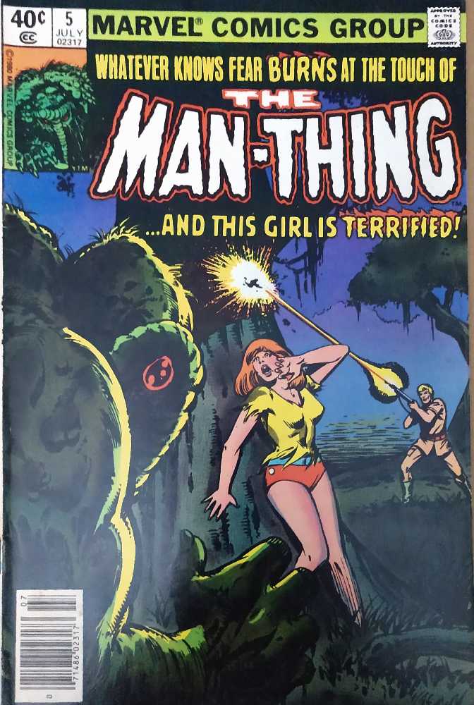 The Man-Thing - Marvel Comics (5 - Jul 1980) comic book collectible - Main Image 2