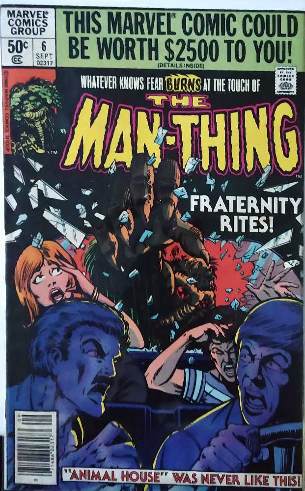 The Man-Thing - Marvel Comics (6 - Sep 1980) comic book collectible [Barcode 071486023173] - Main Image 2