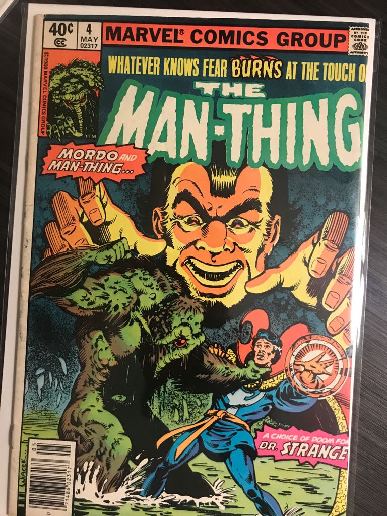 Man-thing Vol 2 - Marvel Comics Group (4 - May 1980) comic book collectible - Main Image 1