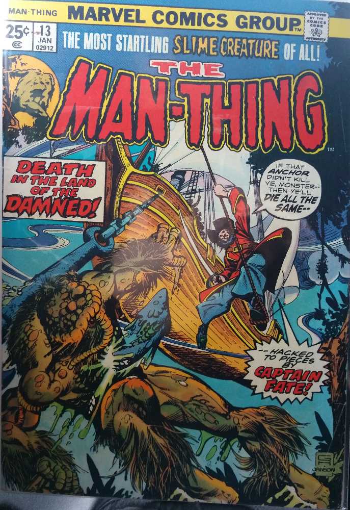 Man-thing - Marvel Comics Group (13 - Jan 1975) comic book collectible - Main Image 2
