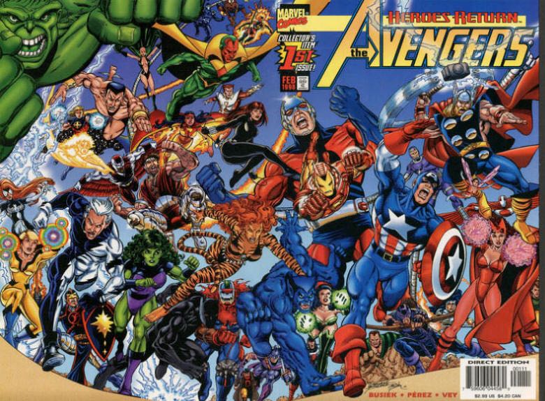 Avengers: Vol 3, The - Marvel (1 - Jan 1998) comic book collectible [Barcode 759606044580] - Main Image 2