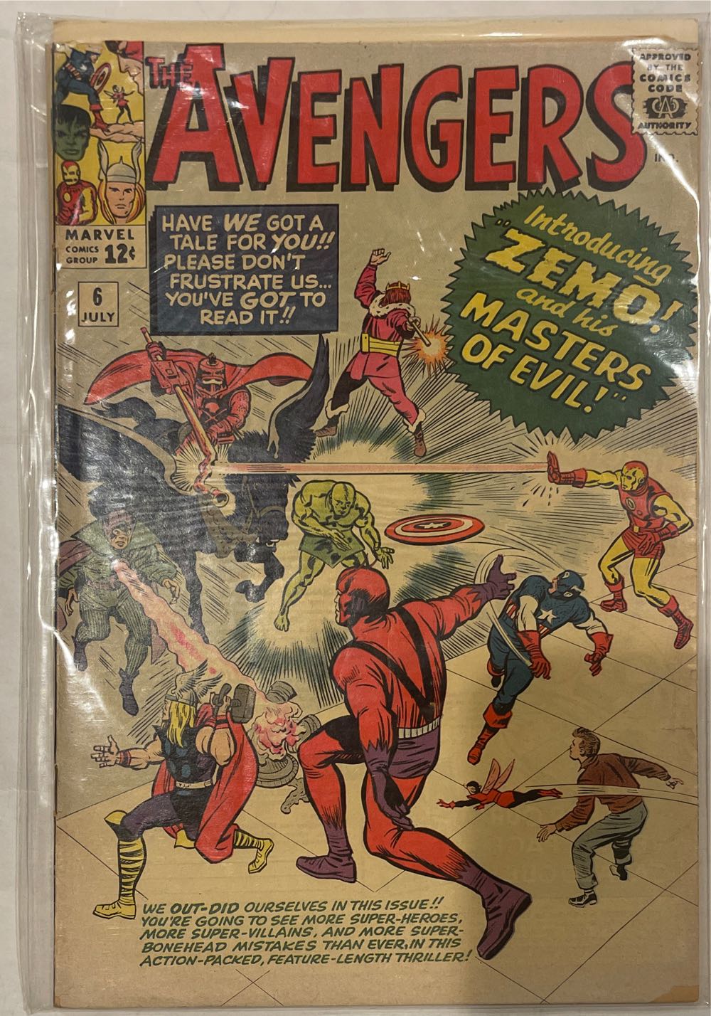 Avengers - Marvel Comics Group (6 - Jul 1964) comic book collectible [Barcode 85512425] - Main Image 2