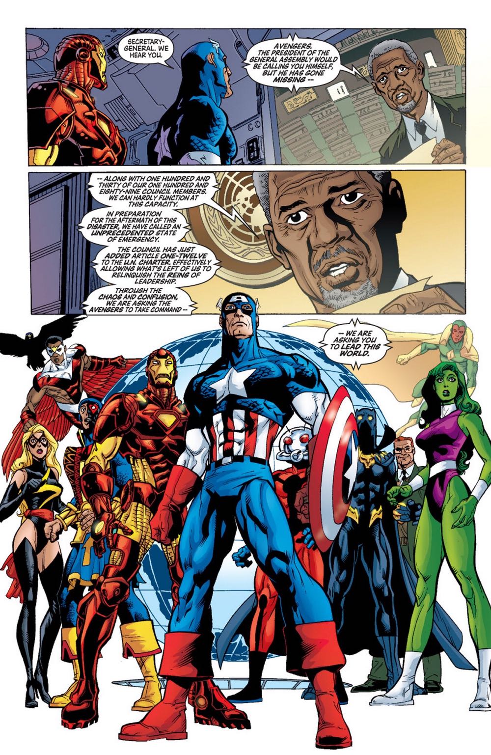 Avengers, The Vol. 3 - Marvel Comics (57 - Oct 2002) comic book collectible [Barcode 759606044580] - Main Image 4