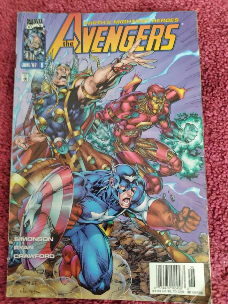 The Avengers (Vol. 2)  (8 - Jul 1997) comic book collectible [Barcode 074470024583] - Main Image 2