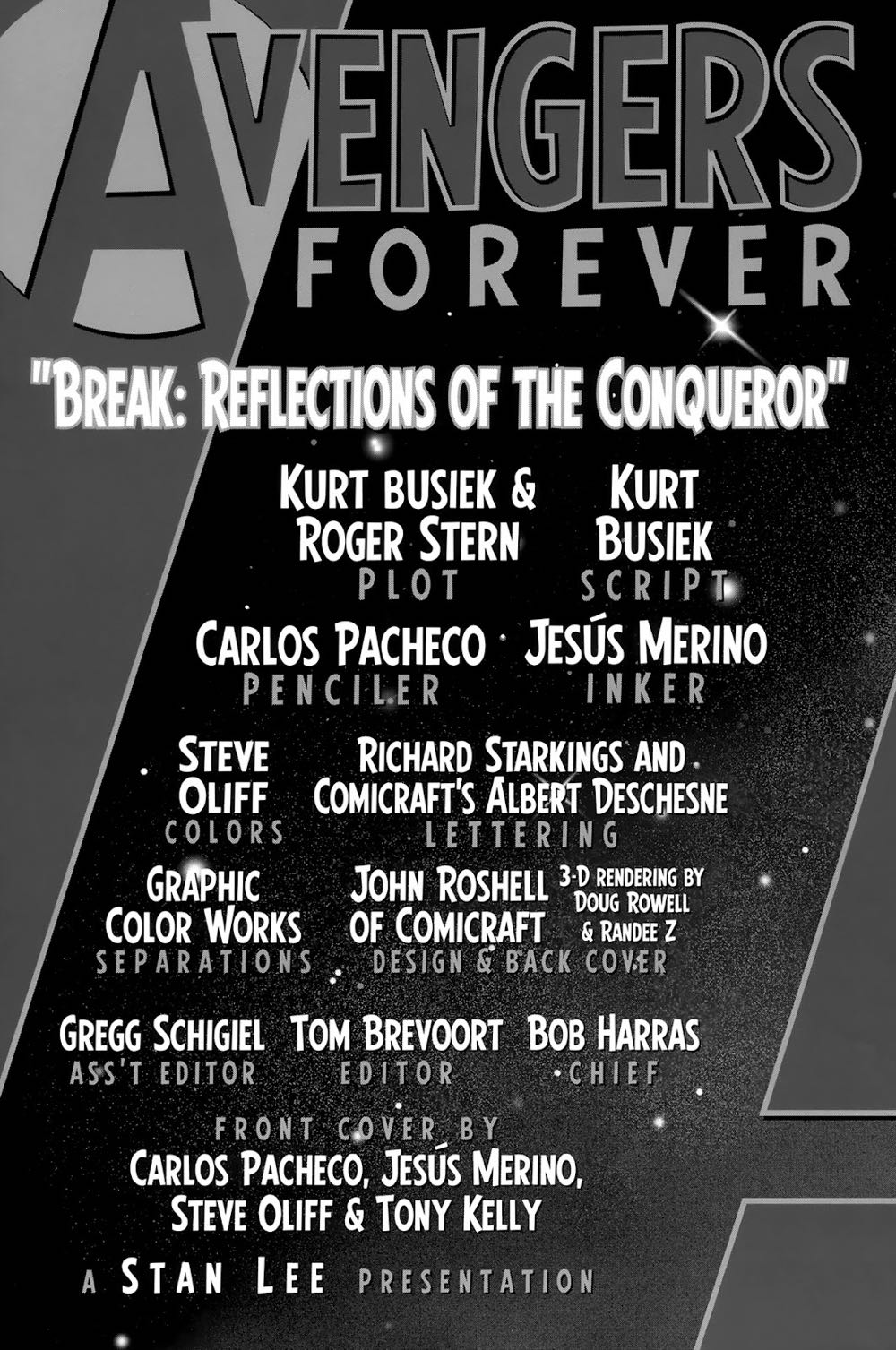 Avengers Forever - Marvel Comics (9 - Aug 1999) comic book collectible [Barcode 759606036356] - Main Image 2