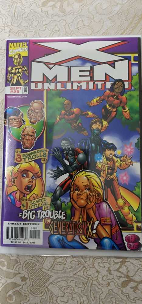 X-Men Unlimited - Marvel (20 - Sep 1998) comic book collectible [Barcode 759606014064] - Main Image 2