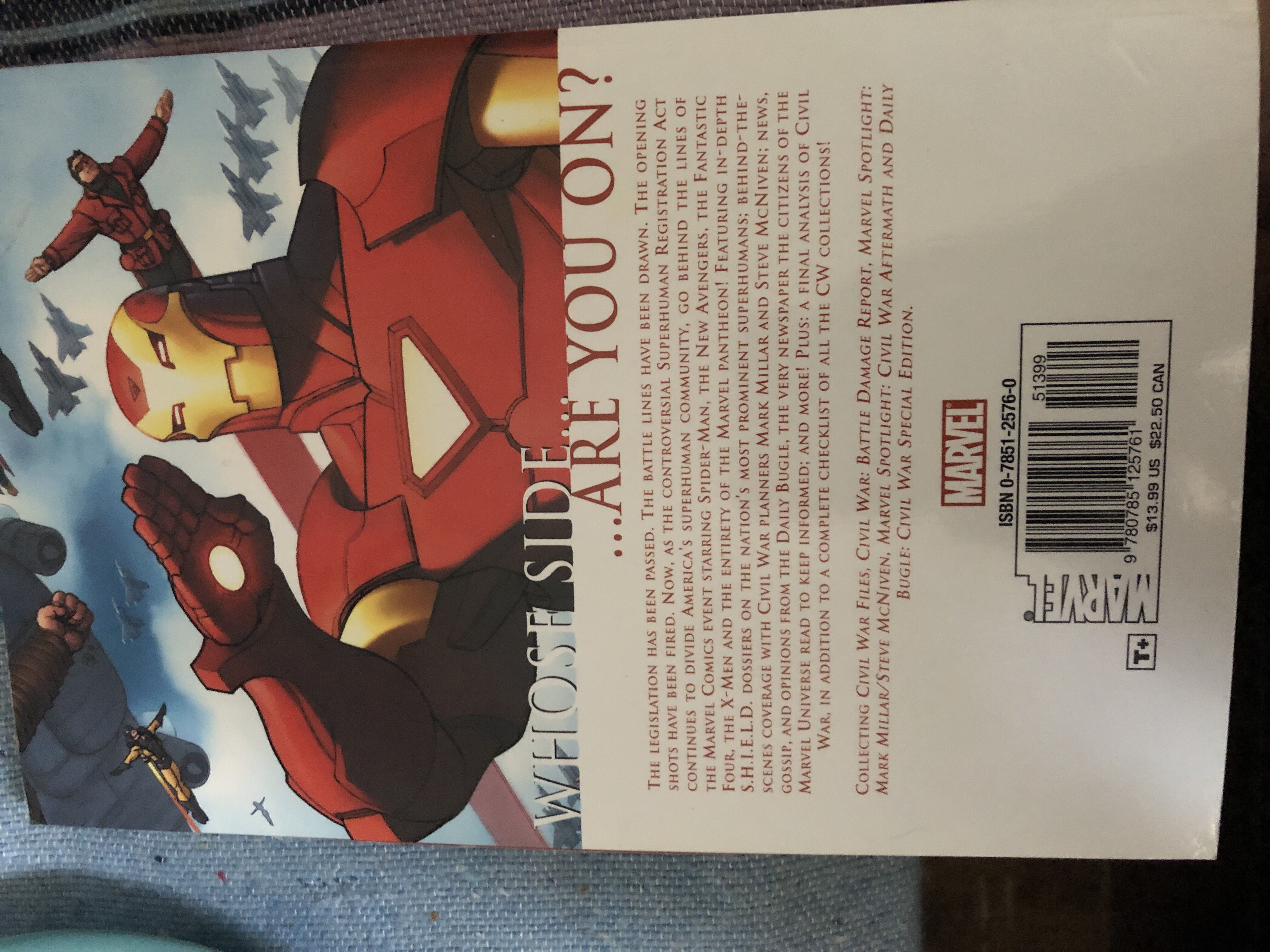 Civil War: Companion - Marvel Comics (1) comic book collectible [Barcode 9780785125761] - Main Image 2