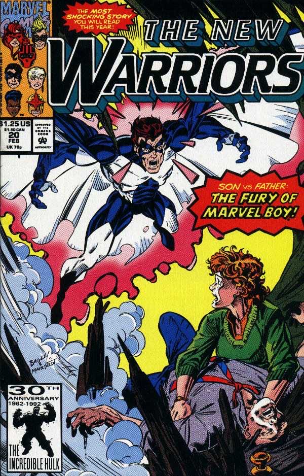 The New Warriors - Marvel (5-24 - 11/1990) comic book collectible [Barcode 071486013235] - Main Image 3
