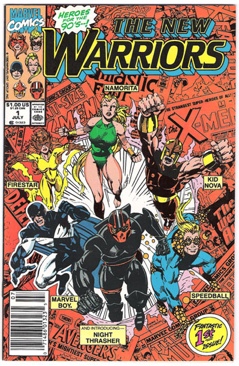New Warriors, The - Marvel (1 - Jul 1990) comic book collectible [Barcode 071486013235] - Main Image 1
