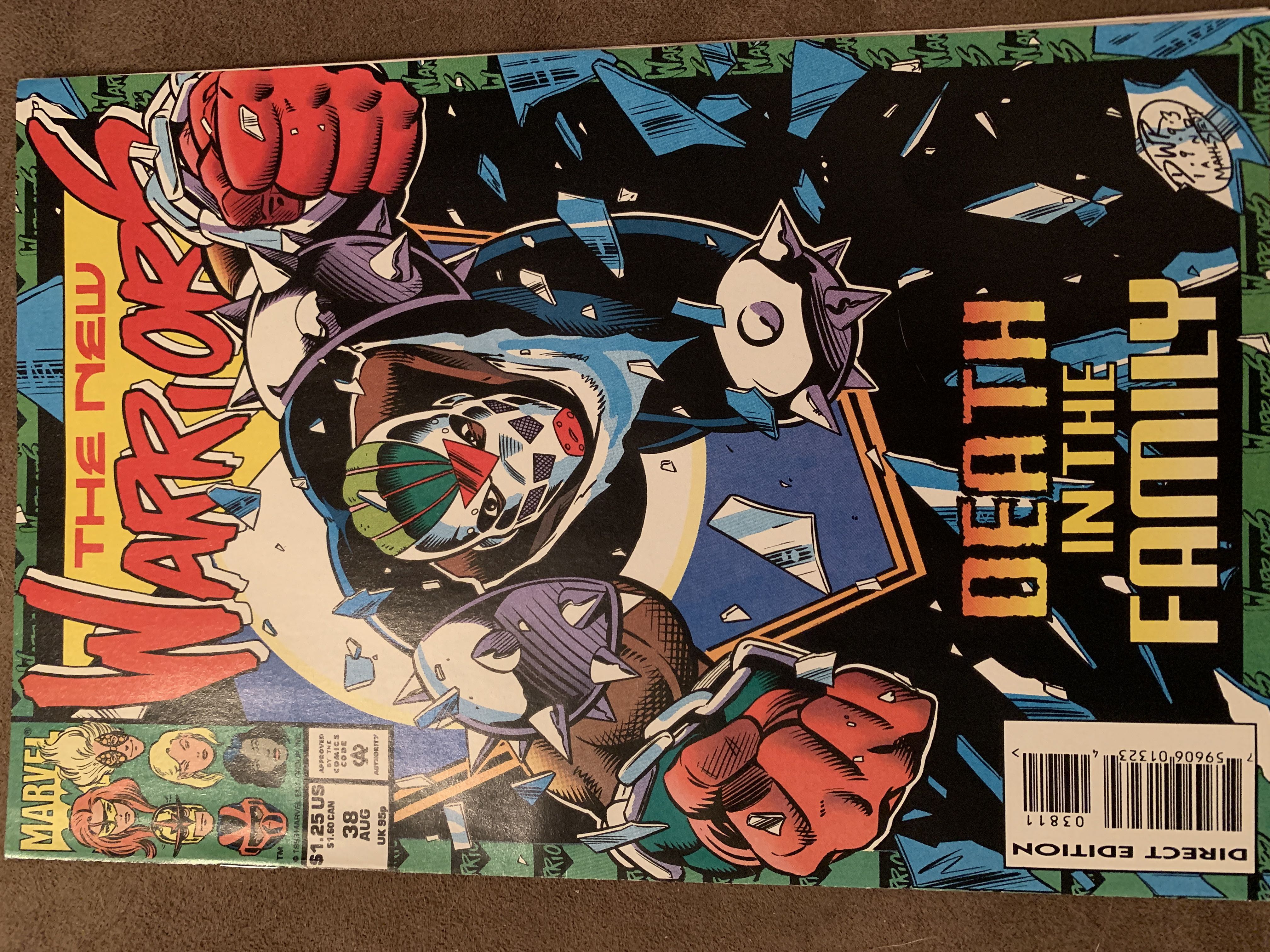 New Warriors, The - Marvel Comics Group (38 - 08/1993) comic book collectible [Barcode 759606013234] - Main Image 3