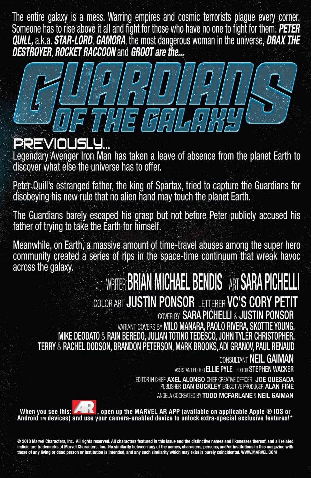 Guardians Of The Galaxy Vol. 3 - Image Comics (5 - Sep 2013) comic book collectible [Barcode 759606066186] - Main Image 2