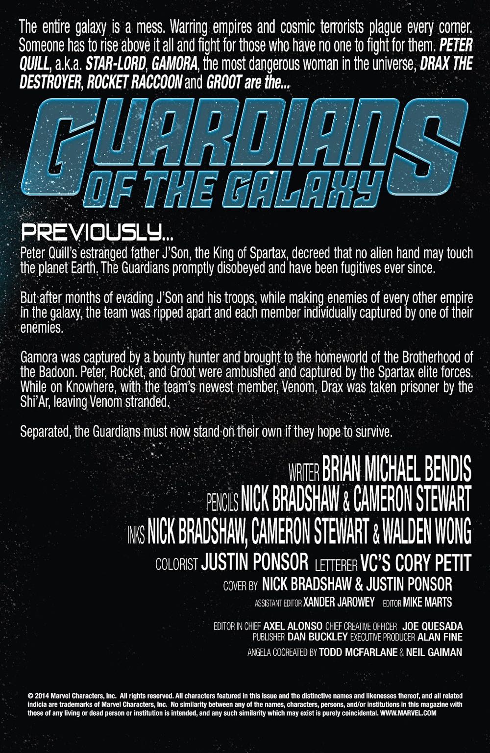 Guardians Of The Galaxy Vol. 3 - Marvel Comics (15 - Jul 2014) comic book collectible - Main Image 2