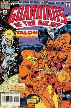Guardians Of The Galaxy 1990 - Marvel Comics (61 - Jun 1995) comic book collectible [Barcode 759606064106] - Main Image 1