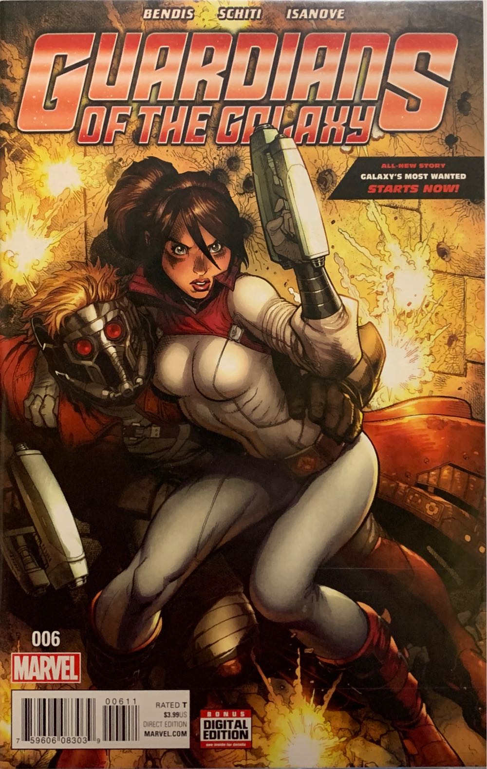 Guardians Of The Galaxy Vol. 4 - Marvel Comics (6 - May 2016) comic book collectible [Barcode 75960608303900611] - Main Image 2