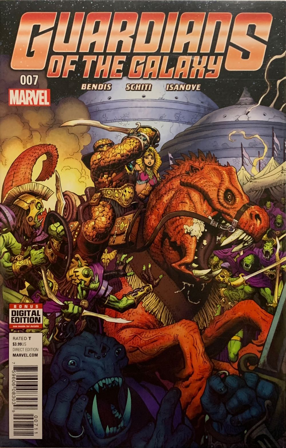 Guardians Of The Galaxy V.4 - Marvel (7 - Jun 2016) comic book collectible [Barcode 75960608303900711] - Main Image 2