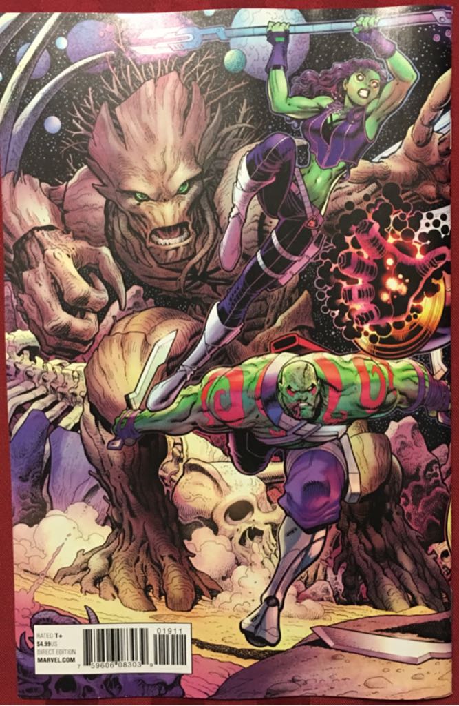 Guardians Of The Galaxy - Marvel (19 - Jun 2017) comic book collectible [Barcode 75960608303901911] - Main Image 2
