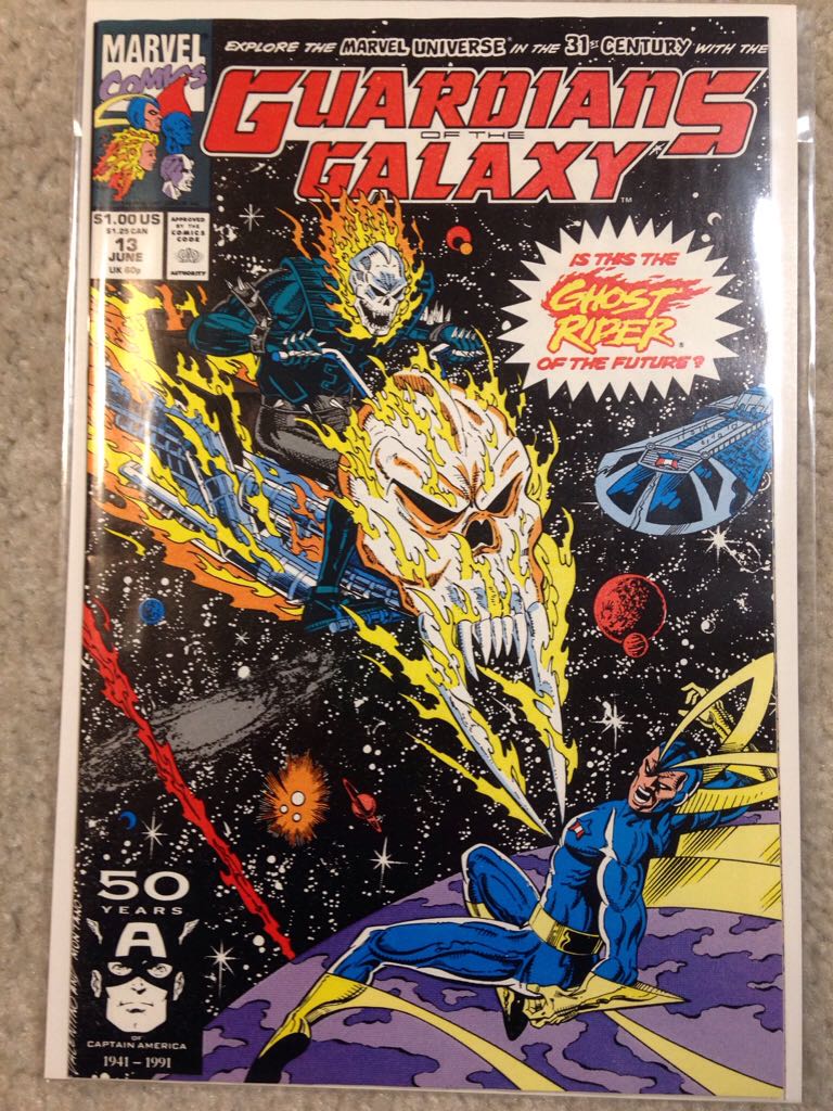 Guardians of the Galaxy - Marvel Comics (13 - Jun 1991) comic book collectible - Main Image 1