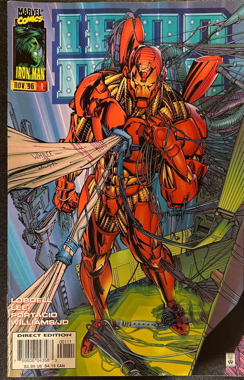 Iron Man vol. 2 - Marvel (1 - Nov 1996) comic book collectible [Barcode 759606043583] - Main Image 4