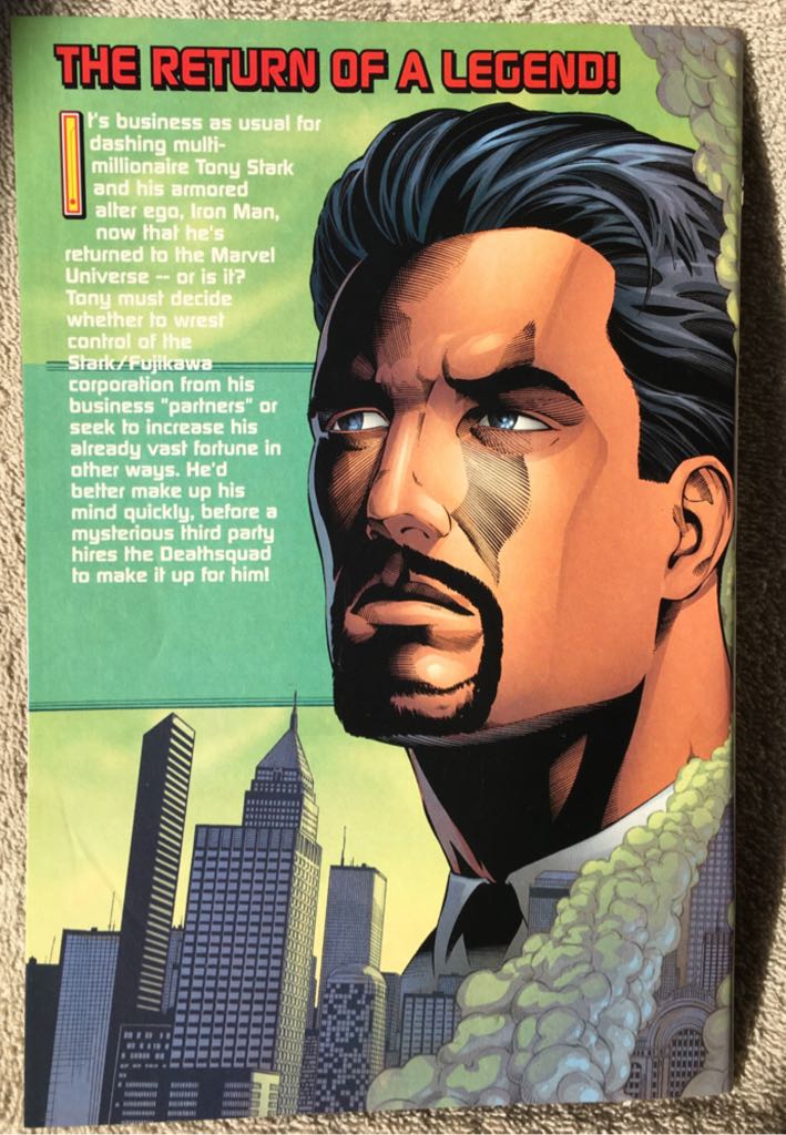 Iron Man vol. 3 - Marvel (1 - Feb 1998) comic book collectible [Barcode 759606044573] - Main Image 2