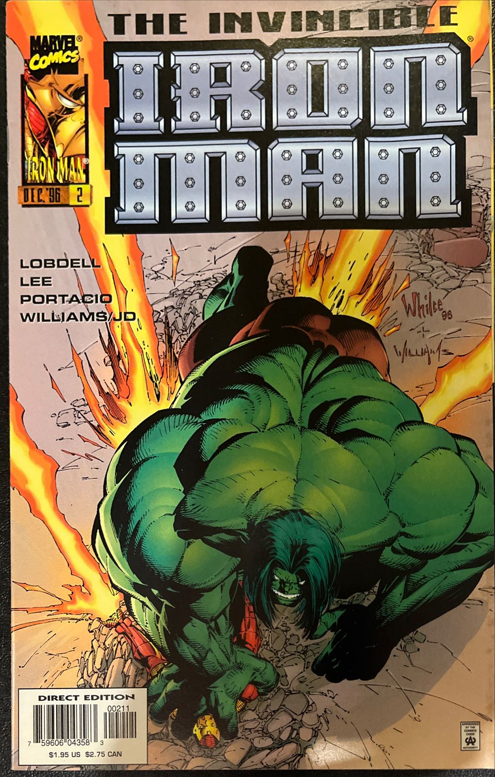 Iron Man vol. 2 - Marvel (2 - Dec 1996) comic book collectible [Barcode 759606043583] - Main Image 4