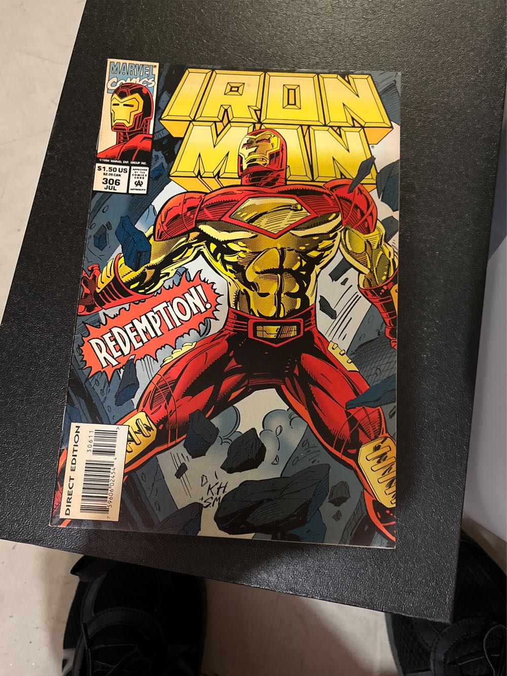 The Invincible Iron Man (1968) - Marvel Comics (306) comic book collectible [Barcode 0759606024544] - Main Image 2