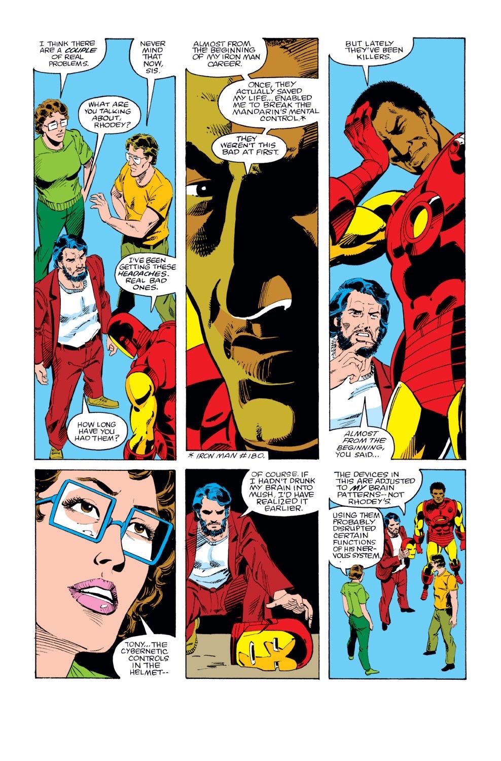 Iron Man - Marvel Comics (187 - Oct 1984) comic book collectible [Barcode 071486024545] - Main Image 2