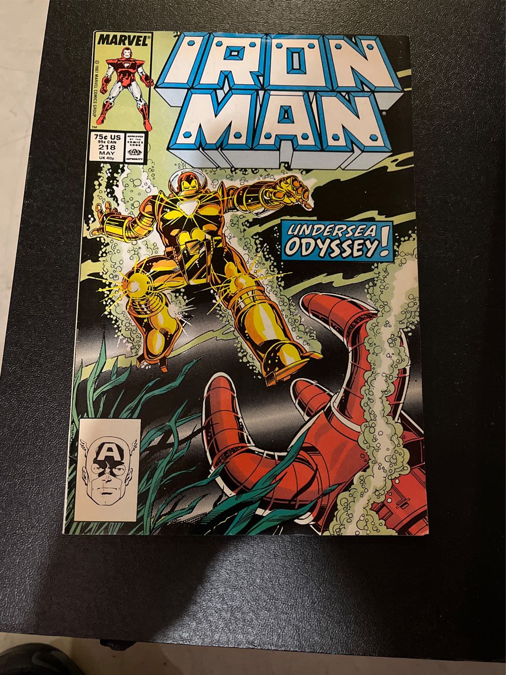 Iron Man - Marvel (216 - Mar 1987) comic book collectible [Barcode 071486024545] - Main Image 2